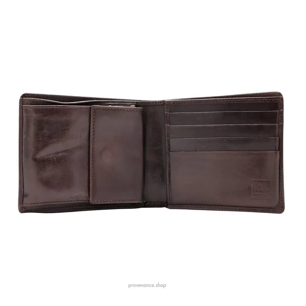 🔴 Fendi Bifold Wallet - FF Zucca